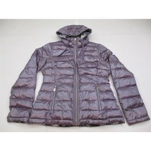 Calvin Klein purple packable down jacket medium
